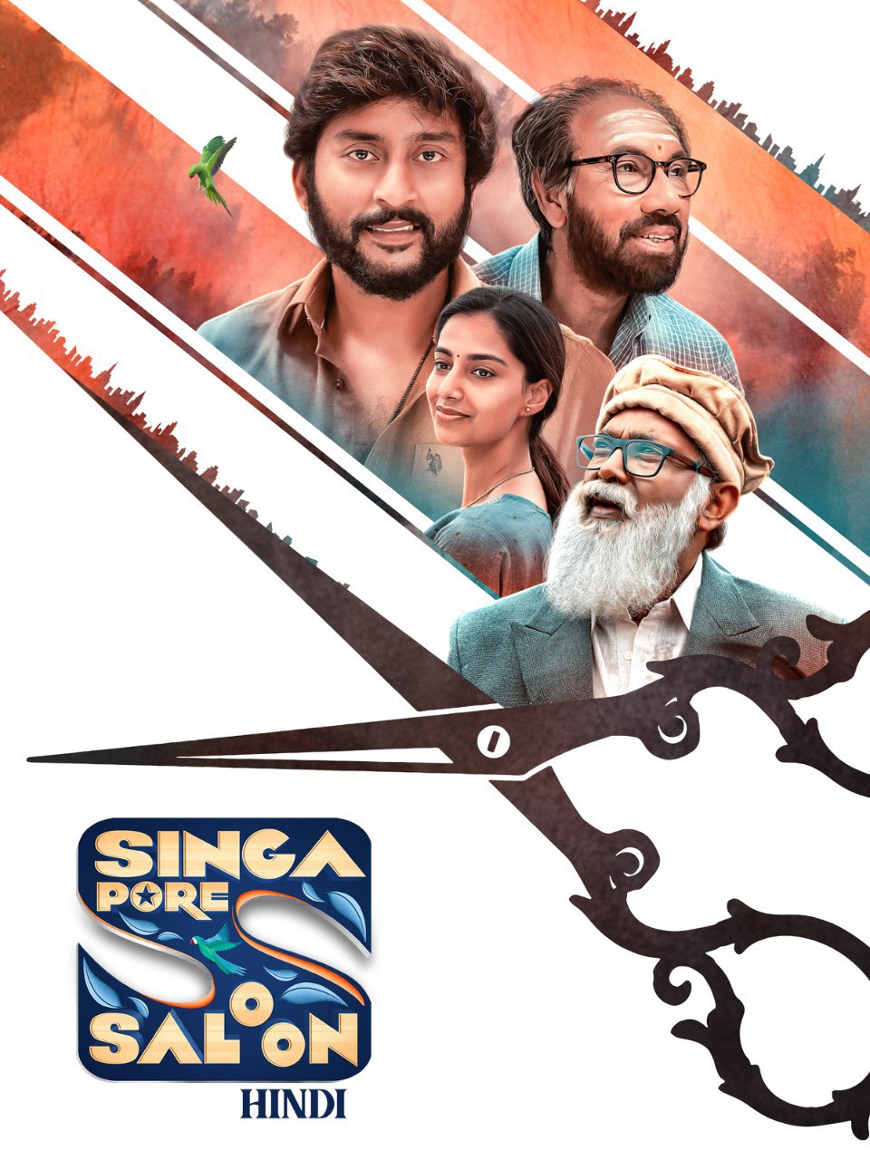 Singapore Saloon (2024) Dual Audio [Hindi + Tamil] Full Movie HD
